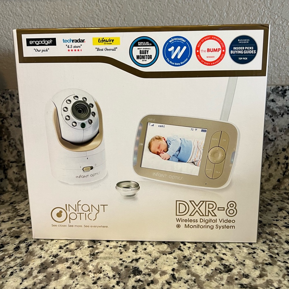BRAND NEW NEVER OPENED- Infant Optics DXR-8 wireless monitoring system
